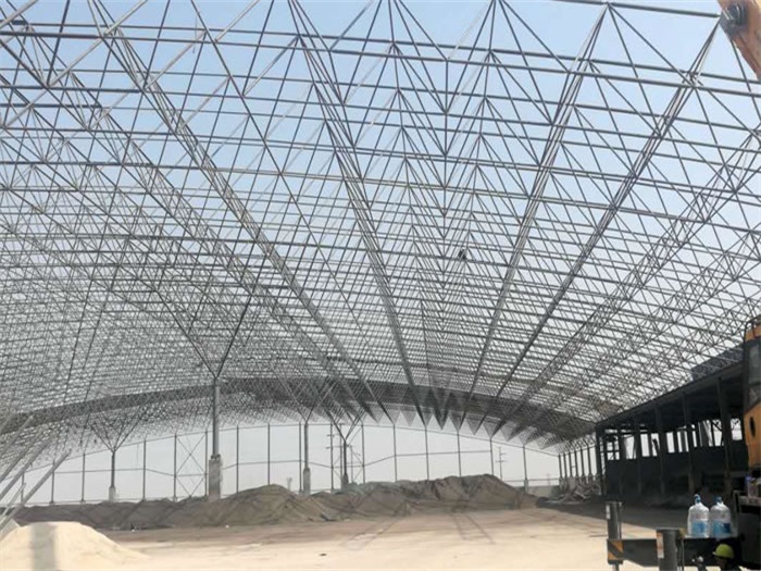 古交钢厂料仓网架工程